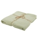 Nappe Gaze de Coton Vert Sauge
