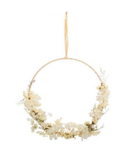 Couronne D' Hydrangea Séché