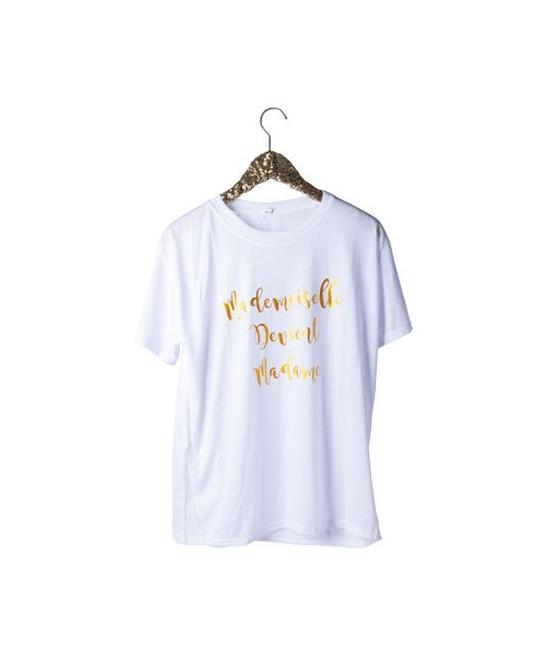 Tee-Shirt Mademoiselle Devient Madame