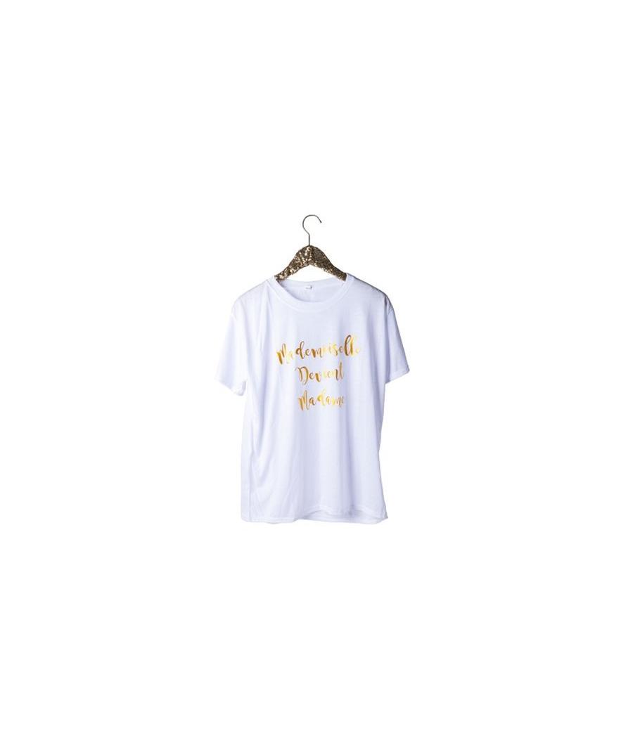 Tee-Shirt Mademoiselle Devient Madame