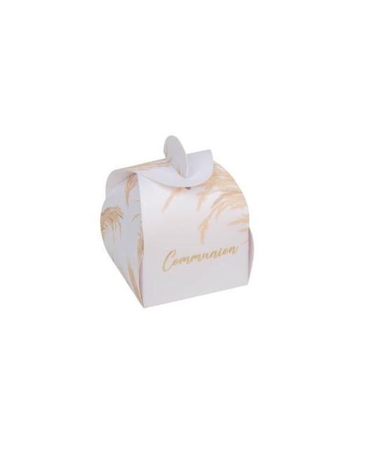 10 Contenants communion jolie pampa