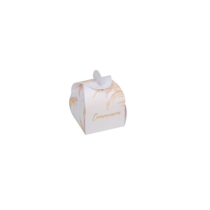 10 Contenants communion jolie pampa