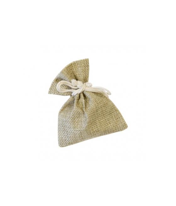 sachet en toile fine facon jute