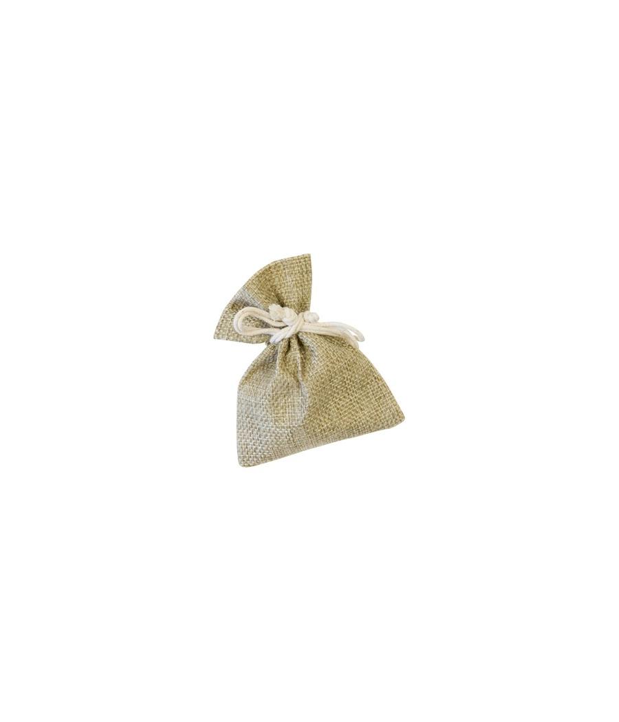 sachet en toile fine facon jute