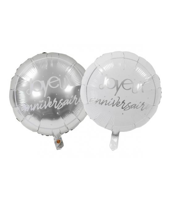 ballon metallique "joyeux anniversaire"