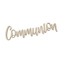 decor de table "communion" en bois