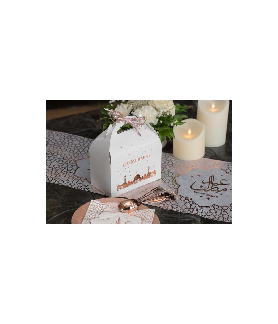 Boîte pâtissière Eid Mubarak Rose gold