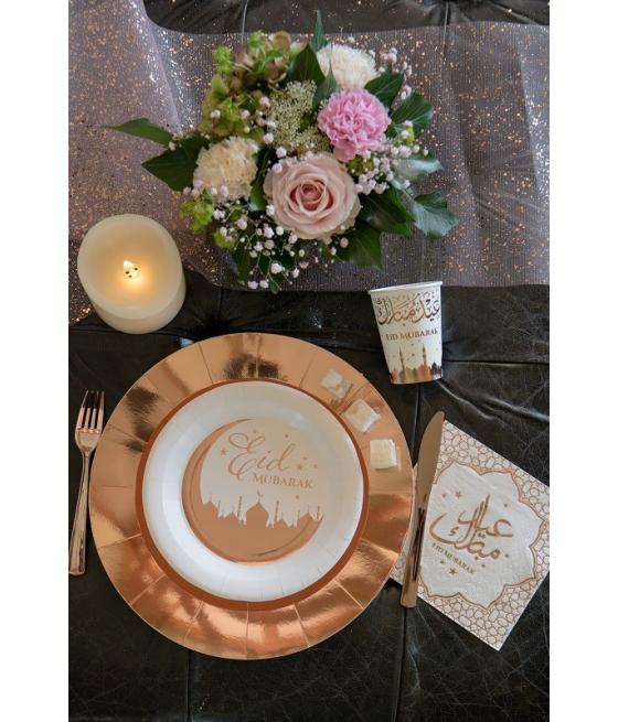 Assiettes Eid Mubarak