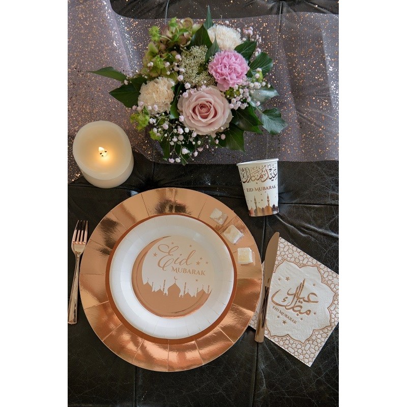 Assiettes Eid Mubarak