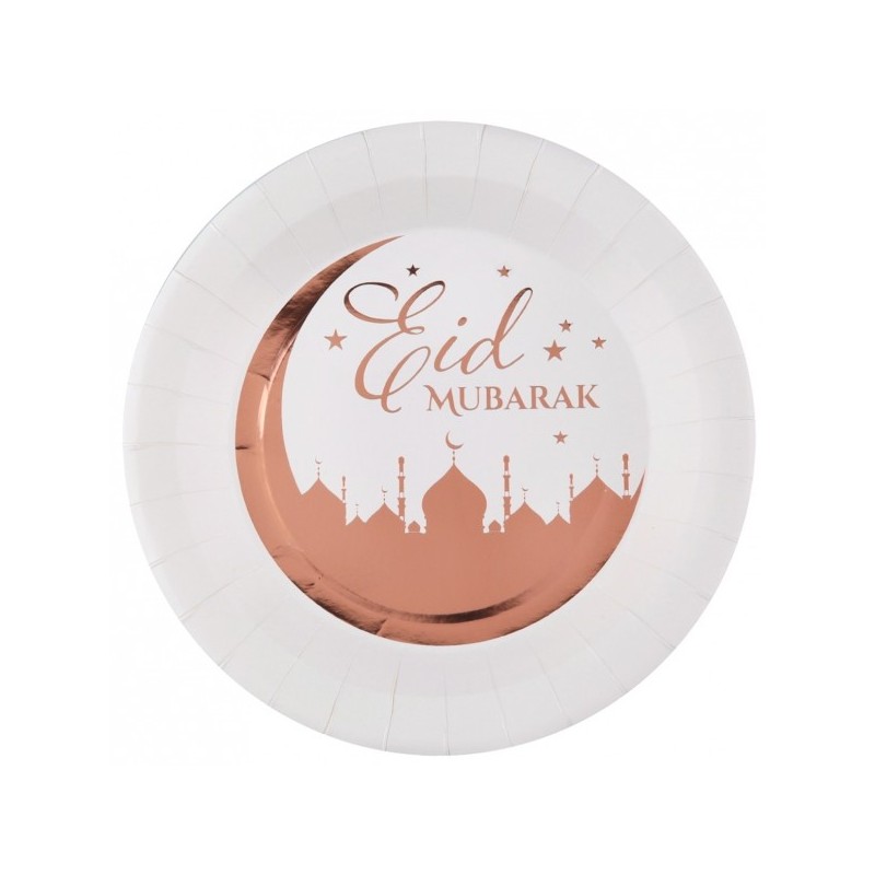 Assiettes Eid Mubarak