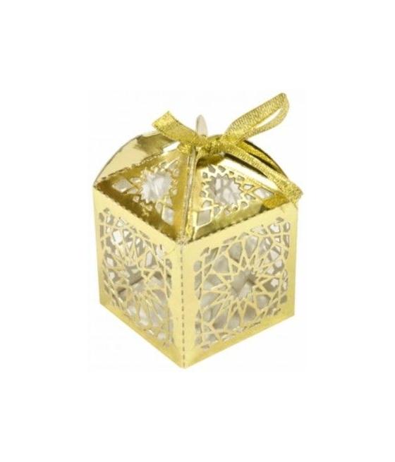 Boite carton métallisé à monter