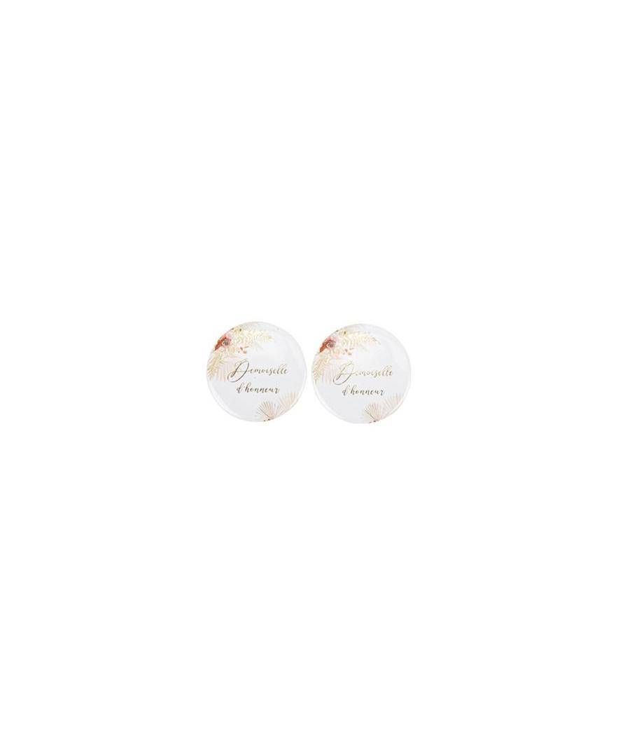 2 badges demoiselle d'honneur coachella