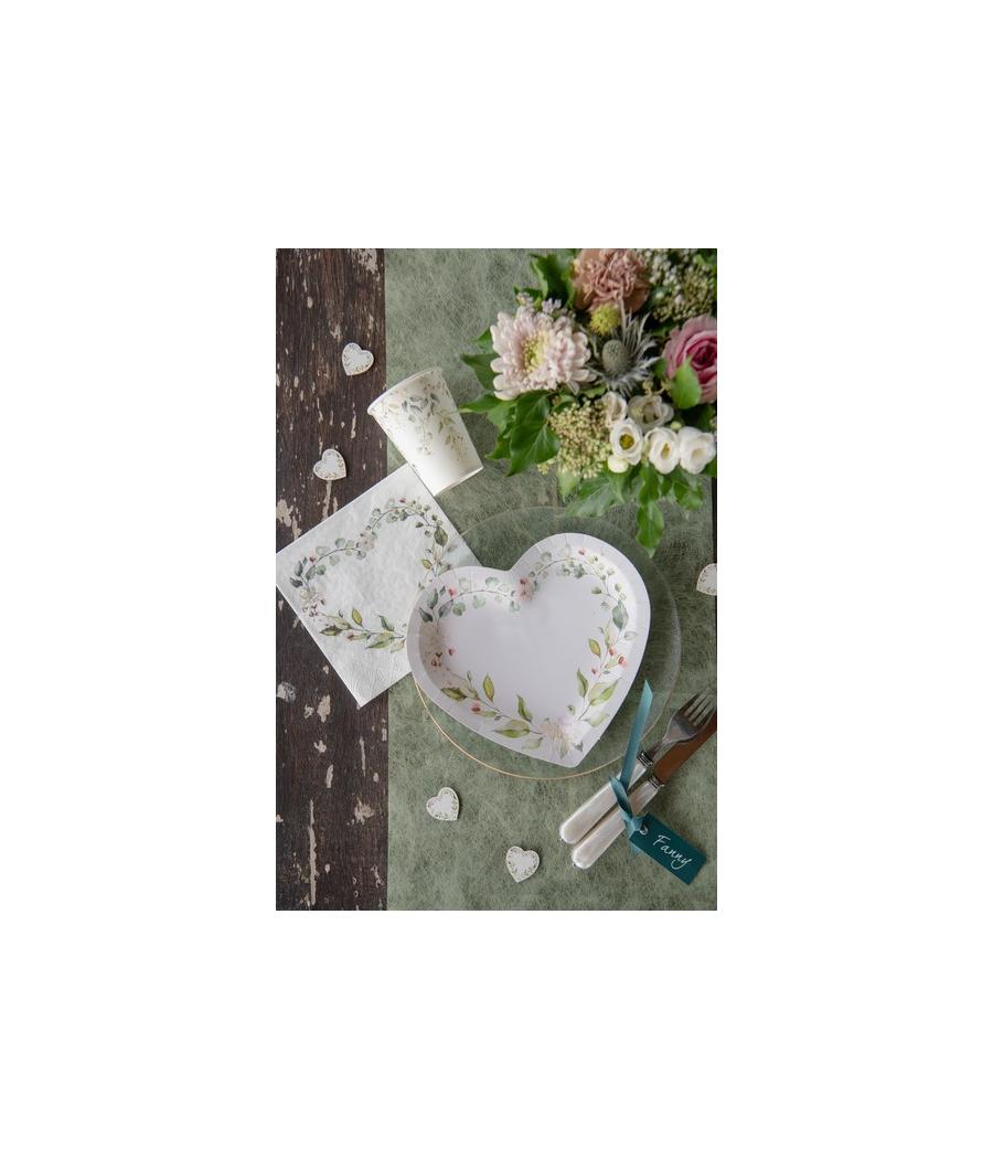 Serviette Mariage végétal
