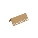 10 Marque Places Coeurs Kraft 9.5x4cm