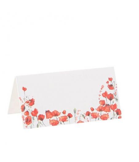 10 Marque-Places Poppy Love