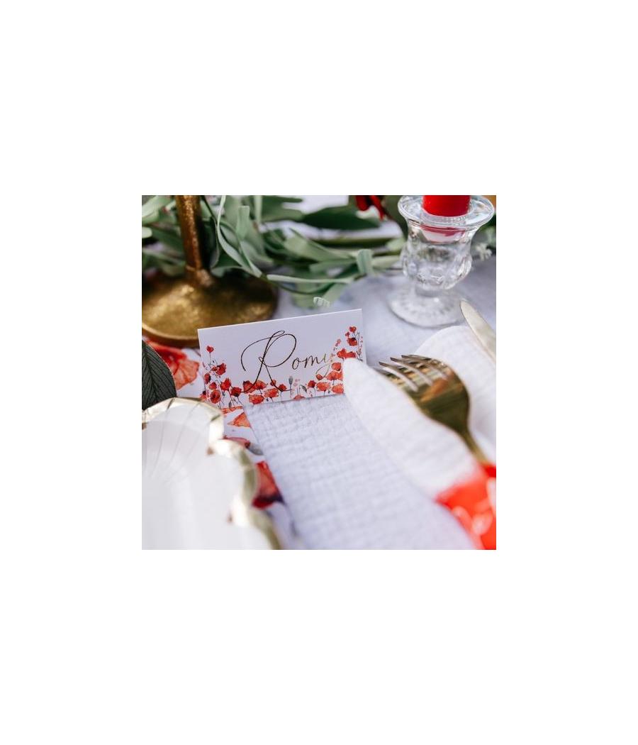 10 Marque-Places Poppy Love
