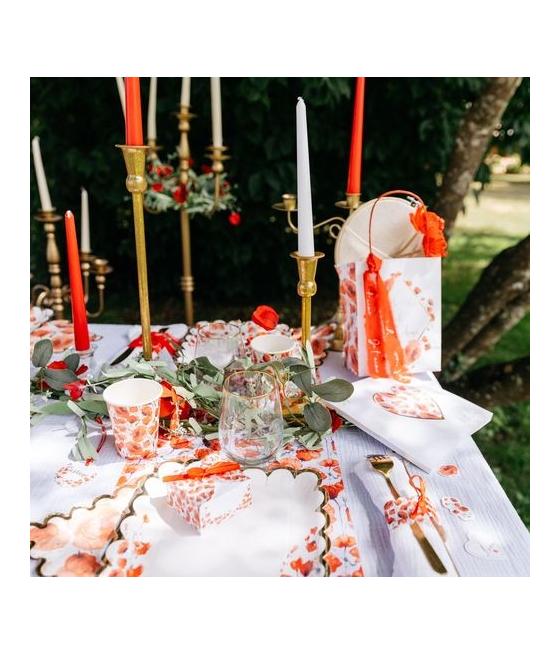 10 Ronds de Serviette Poppy Love