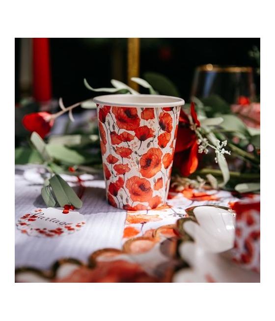 Gobelets Poppy Love Coquelicot Rouge