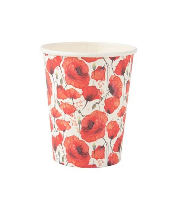 Gobelets Poppy Love Coquelicot Rouge