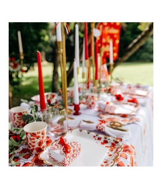 Gobelets Poppy Love Coquelicot Rouge