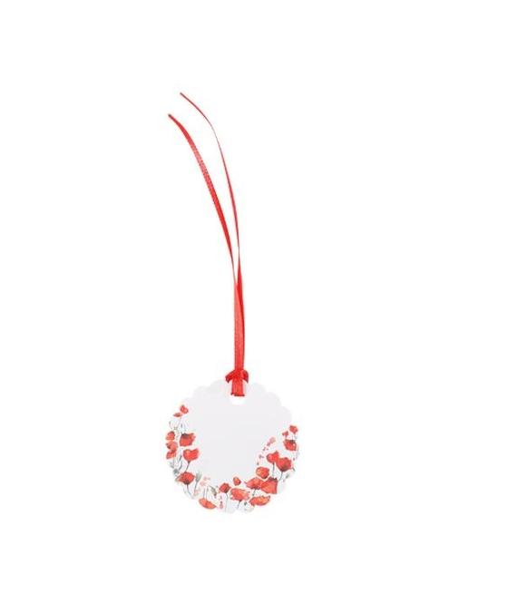 Étiquettes Poppy Love Coquelicot Rouge