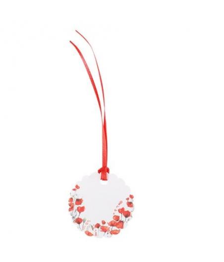 Étiquettes Poppy Love Coquelicot Rouge