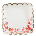 Assiettes Poppy Love Coquelicot Rouge