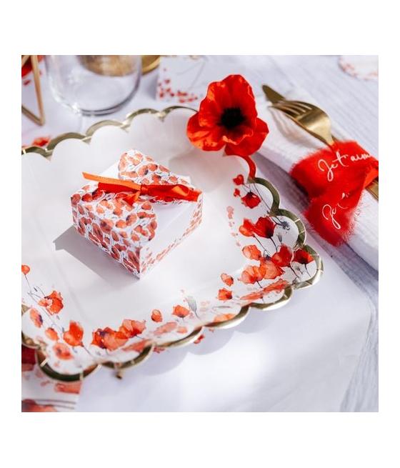 Assiettes Poppy Love Coquelicot Rouge