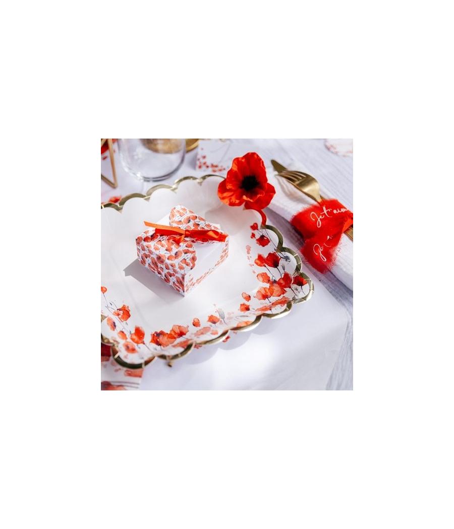 Assiettes Poppy Love Coquelicot Rouge