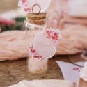 Marque Table Brindilles - Fleurs Roses