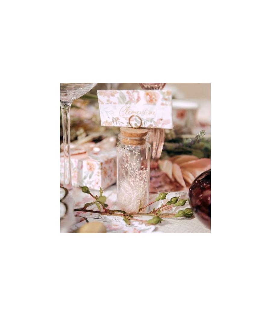 Marque Table Brindilles - Fleurs Roses