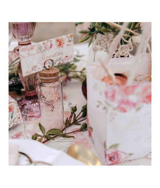 Marque Table Brindilles - Fleurs Roses