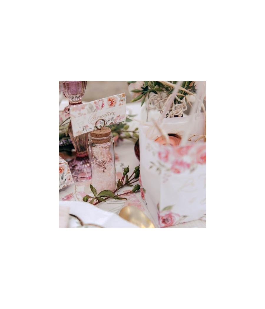 Marque Table Brindilles - Fleurs Roses