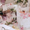 Marque Table Brindilles - Fleurs Roses