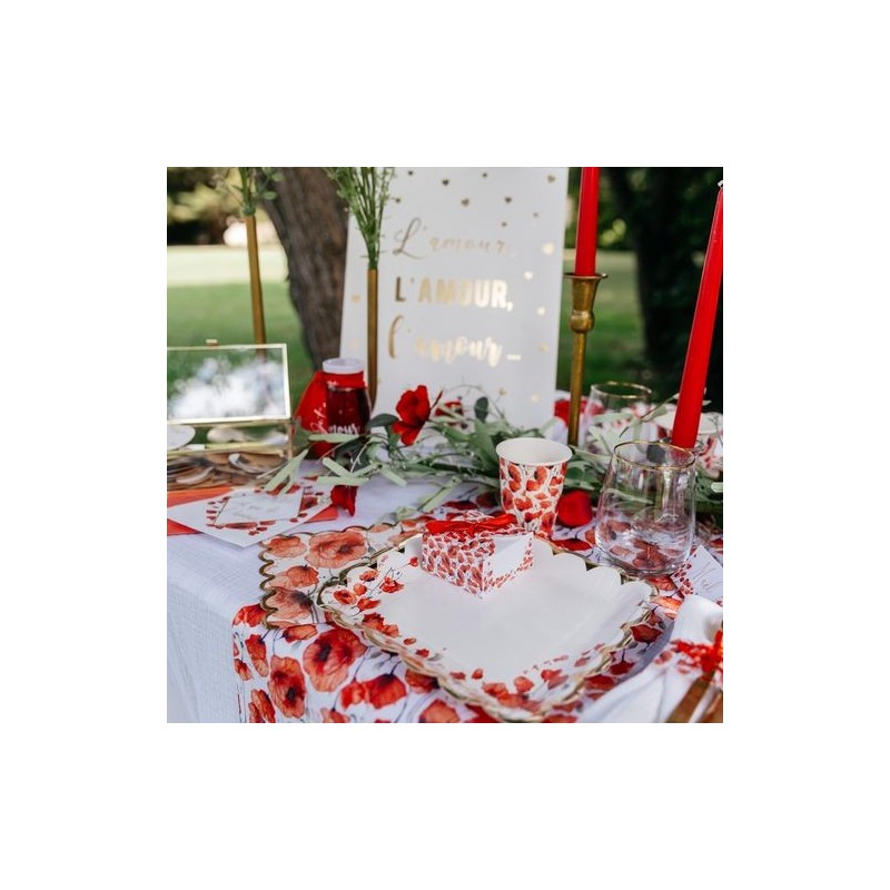 Contenants Poppy Love Coquelicot Rouge