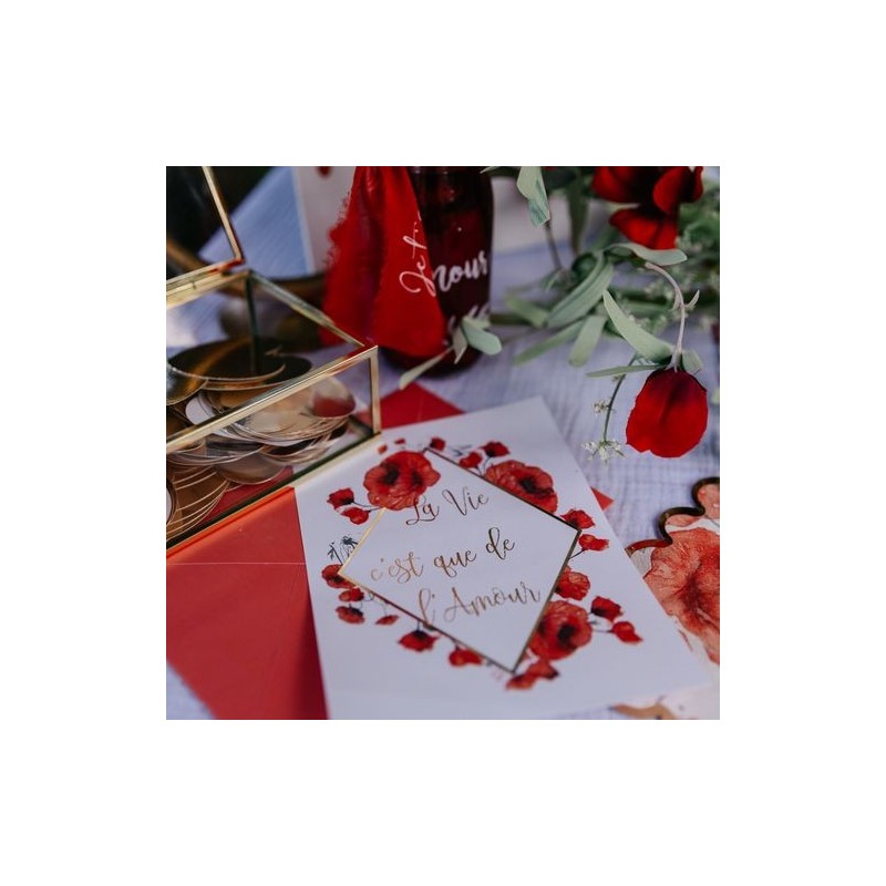 10 Invitations - Carte de voeux