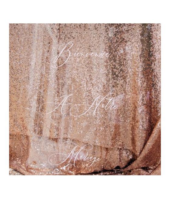 Nappe Sequins Rose Gold