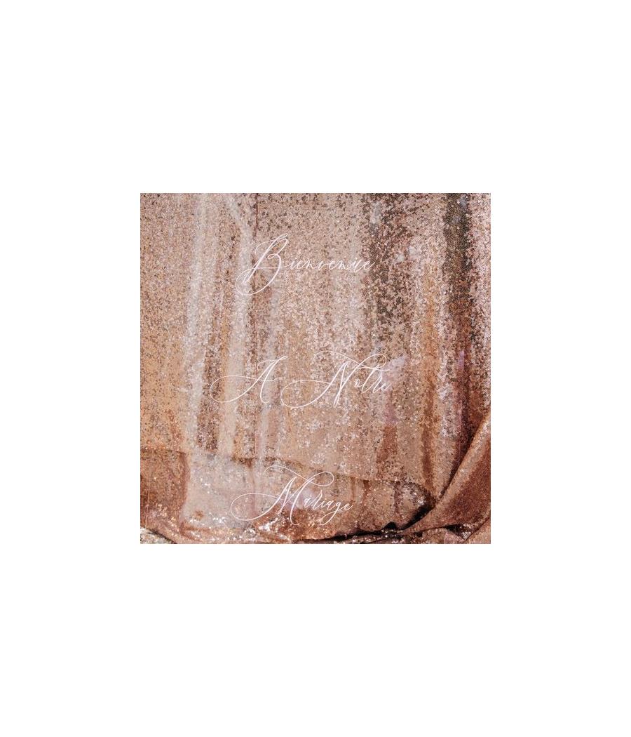 Nappe Sequins Rose Gold