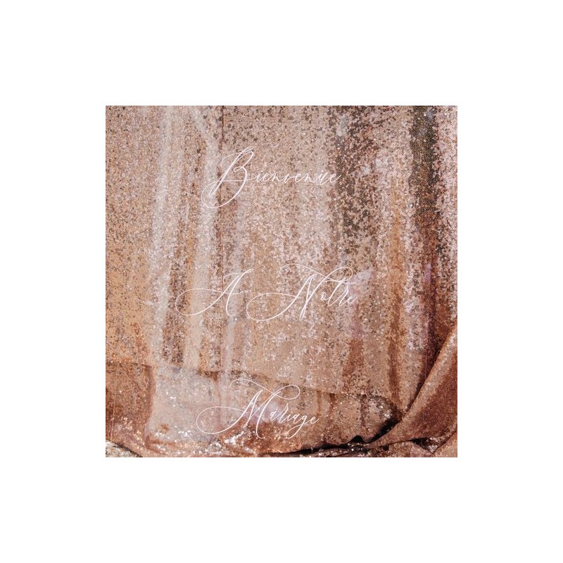 Nappe Sequins Rose Gold