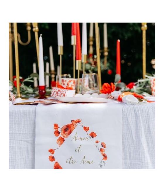 Chemin de Table Poppy Love