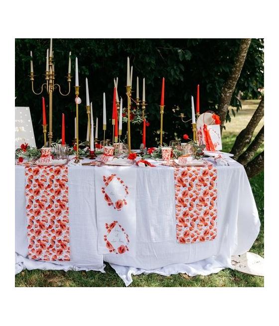 Chemin de Table Poppy Love