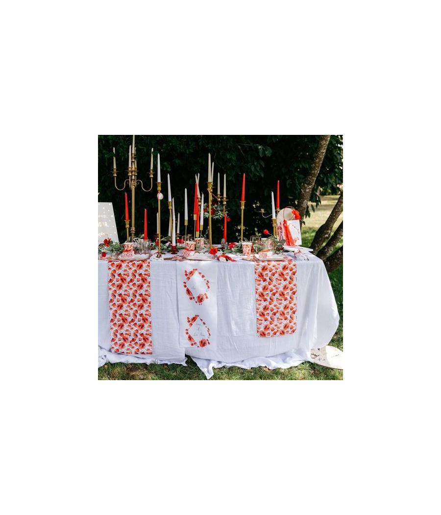 Chemin de Table Poppy Love