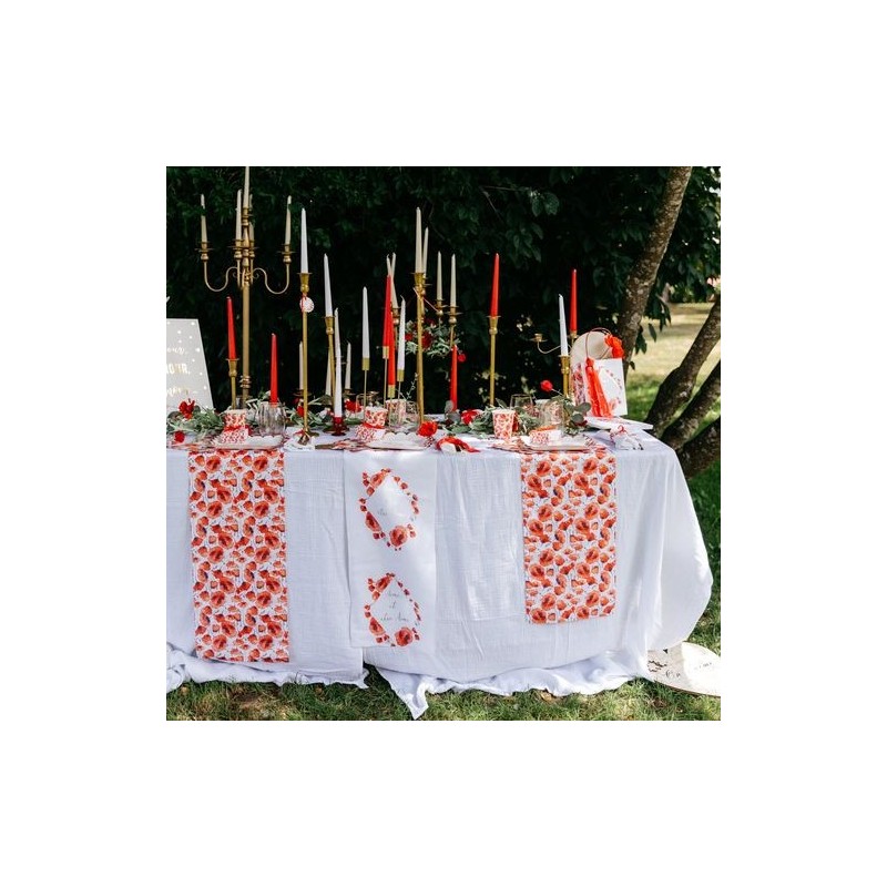 Chemin de Table Poppy Love