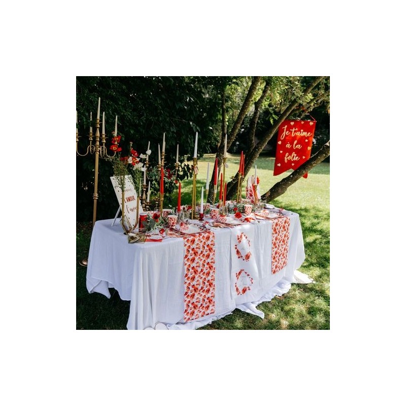 Chemin de Table Poppy Love