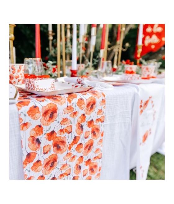 Chemin de Table Poppy Love