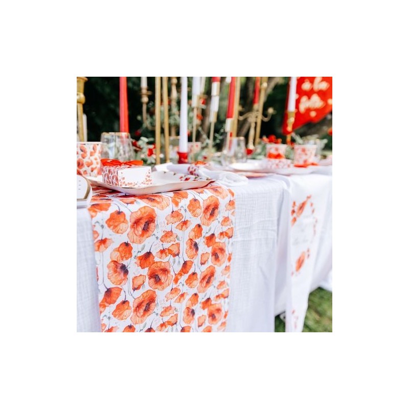 Chemin de Table Poppy Love