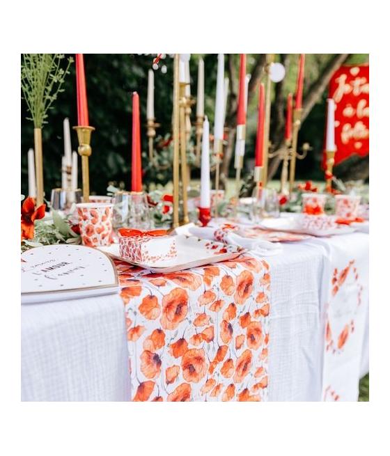 Chemin de Table Poppy Love