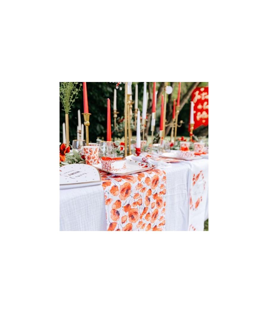 Chemin de Table Poppy Love