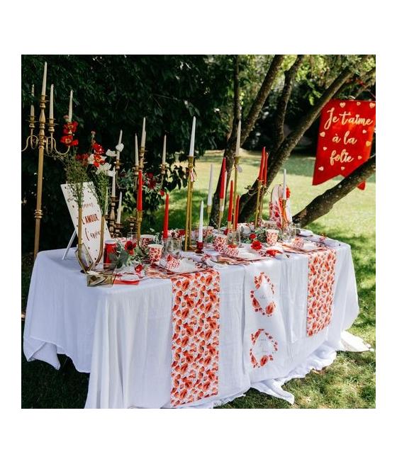 Chemin de Table Poppy Love