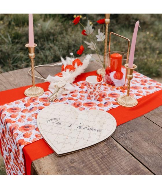 Livre d'Or Puzzle Coeur